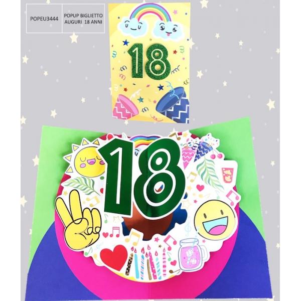 Es Bigl Auguri Popup 18 Anni