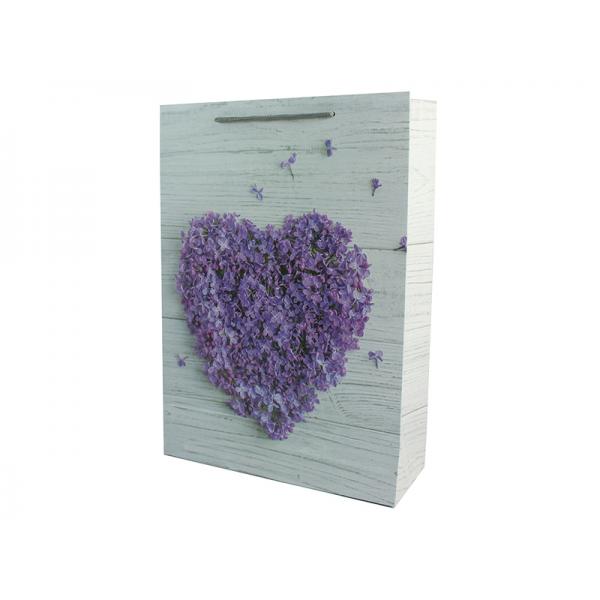 CONF.6 SHOP.26X32X10CM CUORE FIORI LILLA